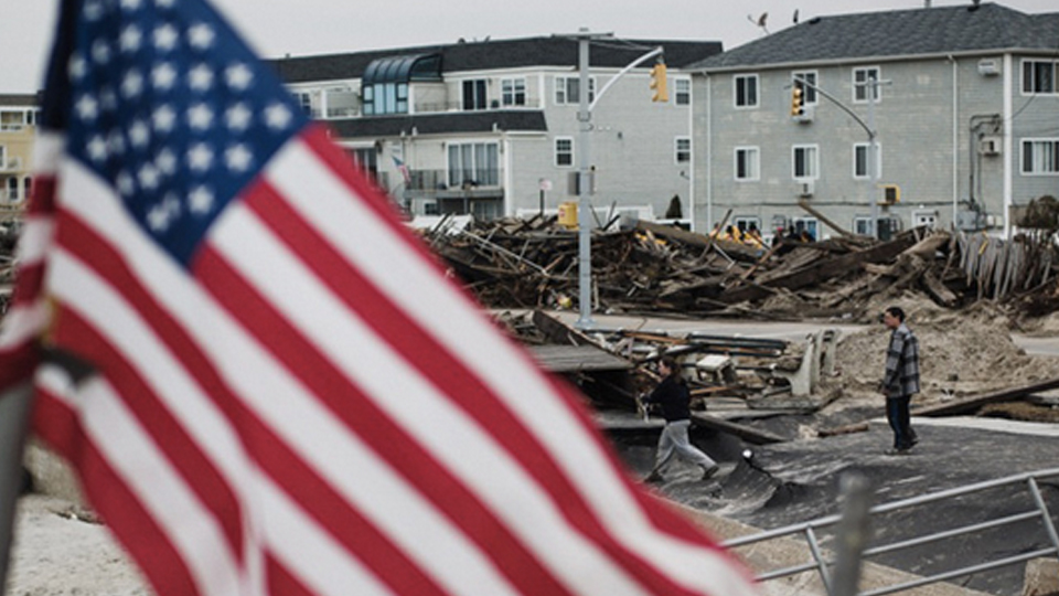 Rockaway Renegades Repair after Hurricane Sandy at the Whitehouse Post in New York