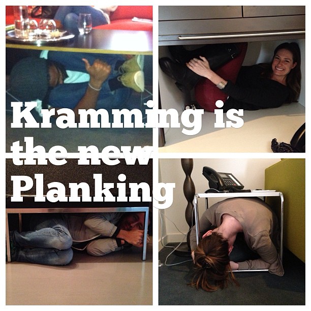 Kramming is the new Planking at the Whitehouse Post in Los Angeles